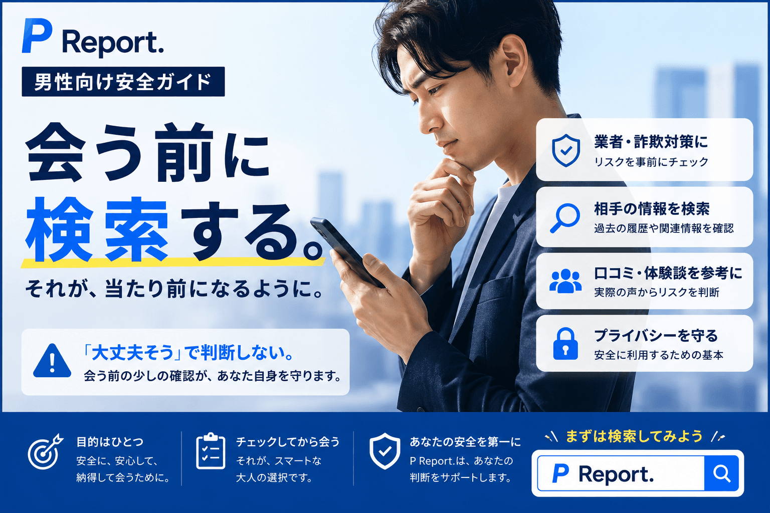 男性向け安全ガイド